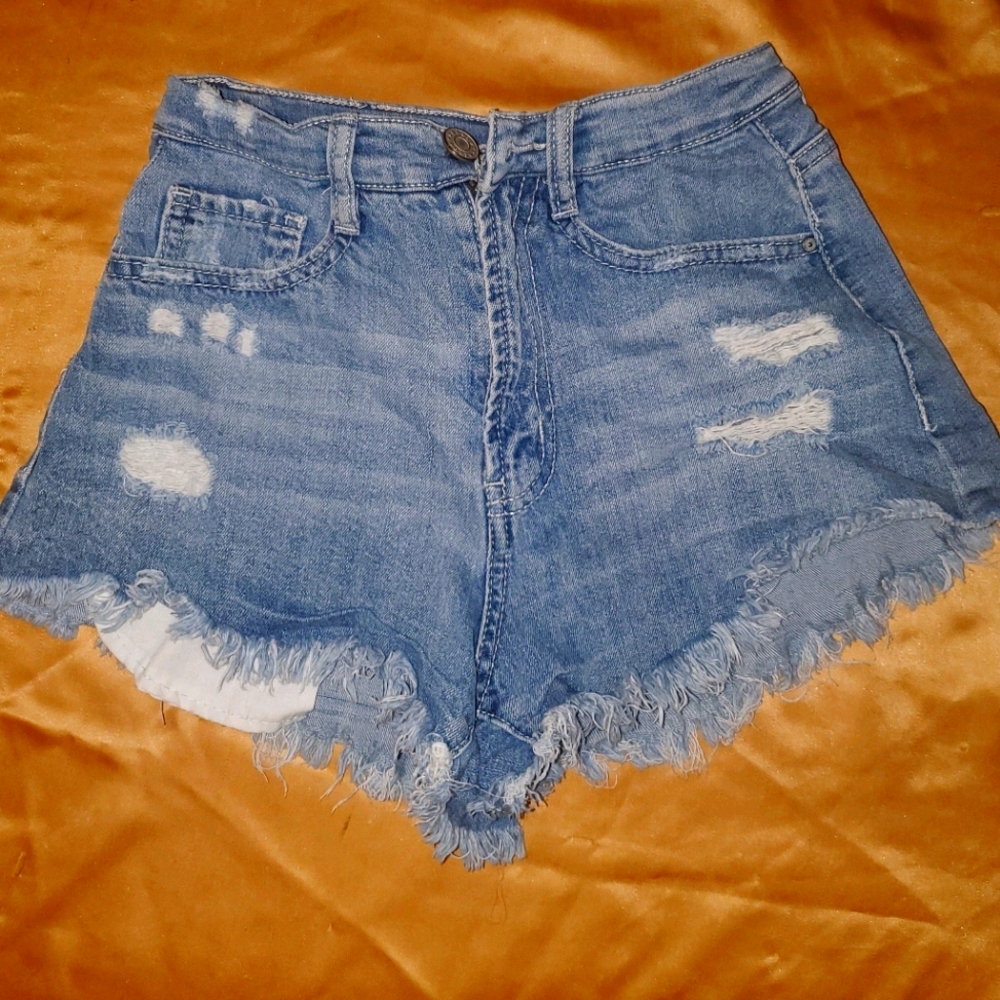 High Waisted Jean Shorts